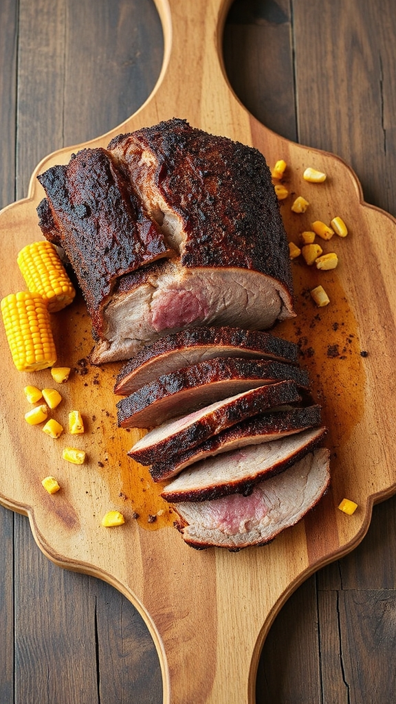 iowa corn smoked beef brisket
