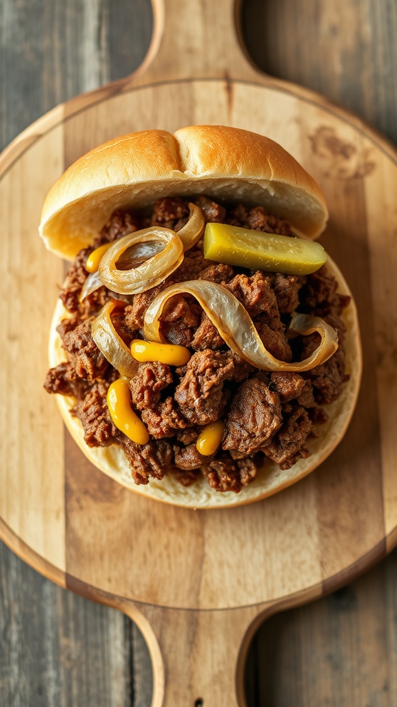 iowa loose meat sandwich
