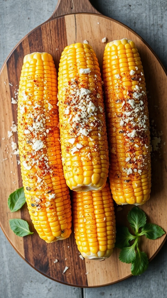 iowa s grilled parmesan corn