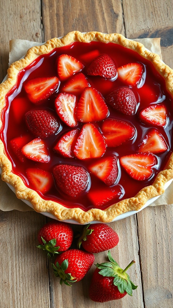iowa strawberry jello pie