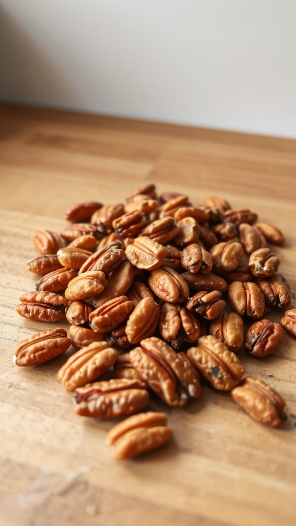 irresistible crunchy pecan contrast