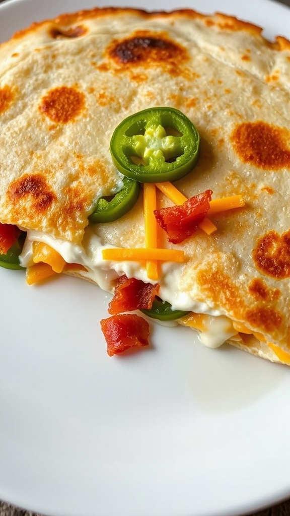 jalape o popper chicken quesadillas