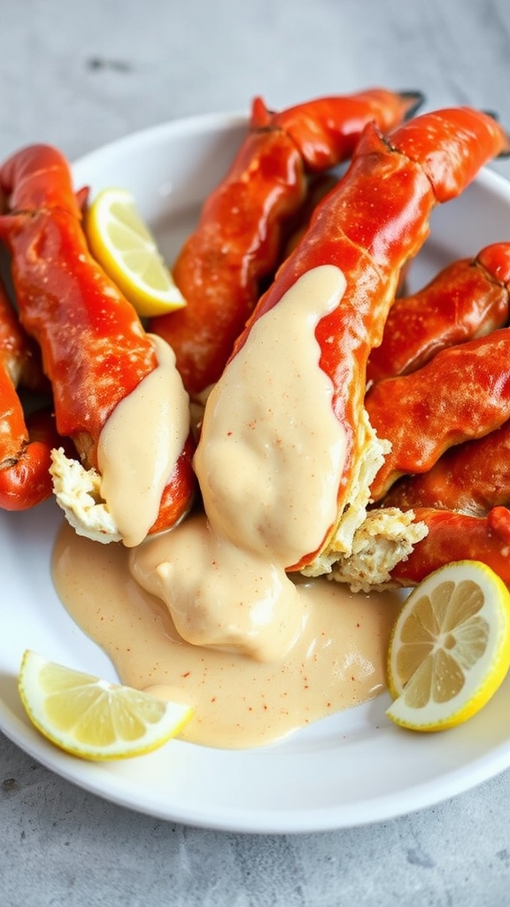 juicy alaskan crab feast
