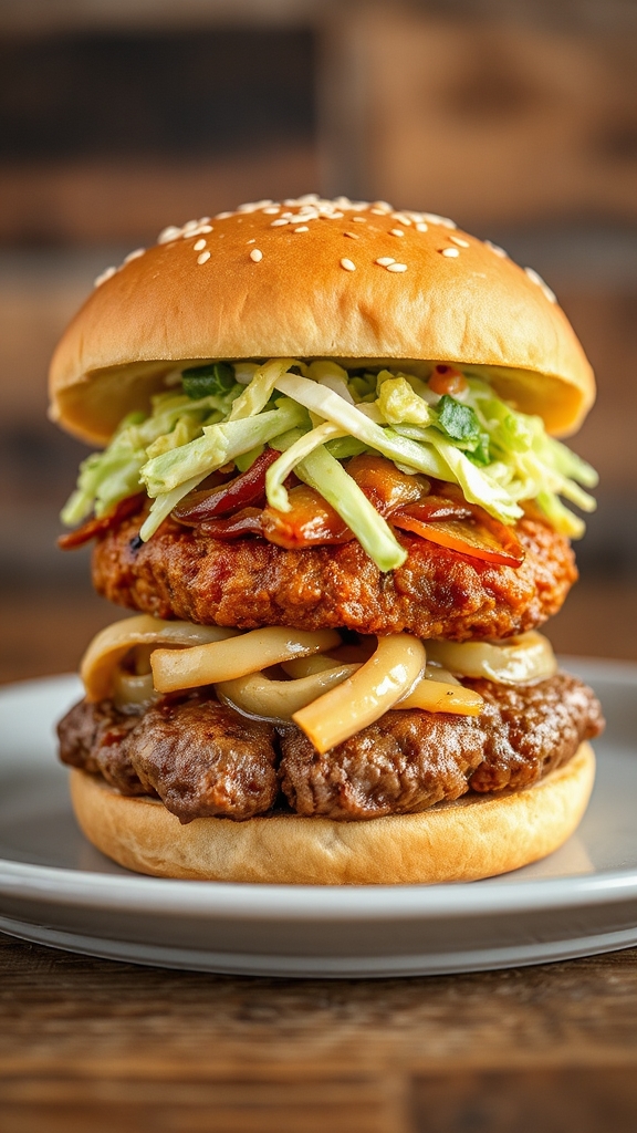 juicy smashed onion burgers