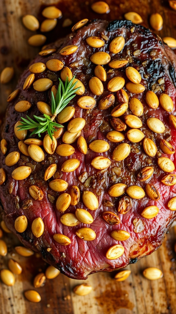 kansas sunflower seed steak