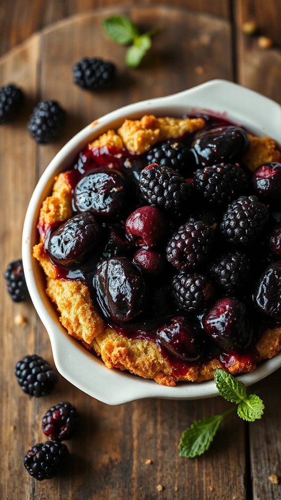 kentucky blackberry queen pudding
