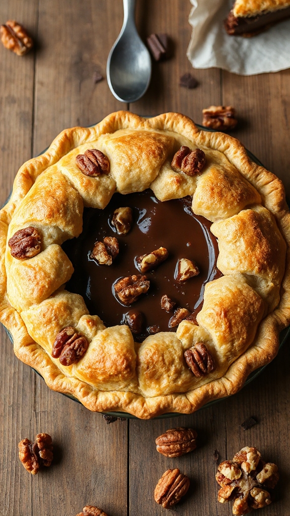 kentucky chocolate walnut pie