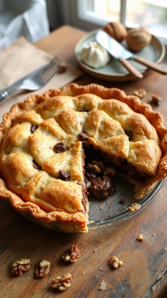 kentucky chocolate walnut pie