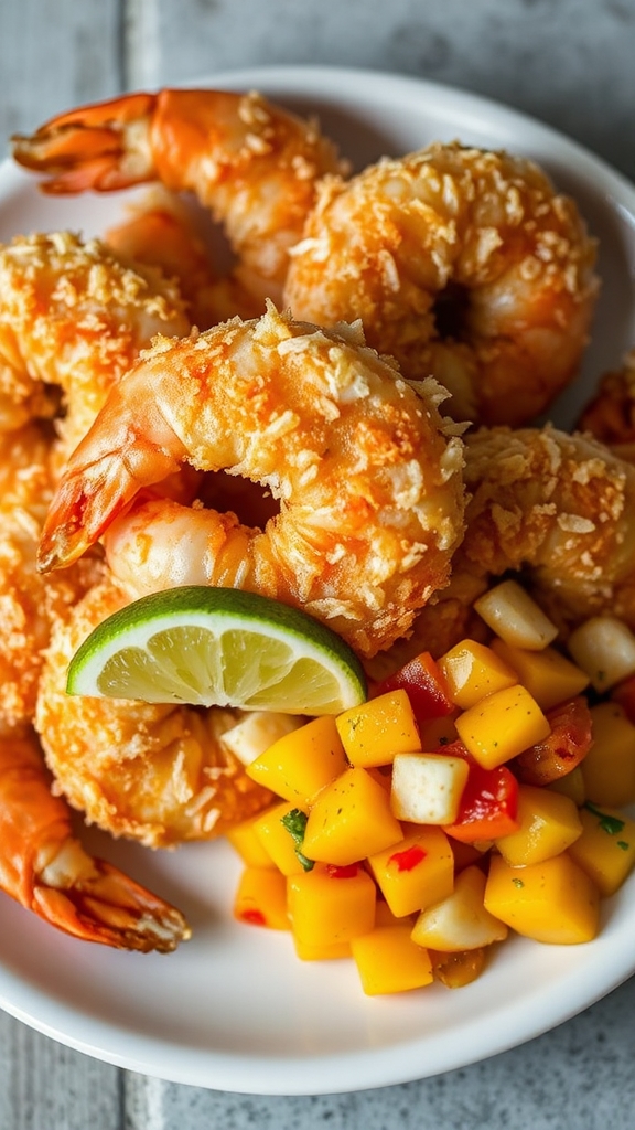 key lime coconut shrimp