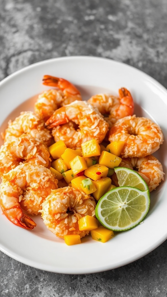 key lime coconut shrimp