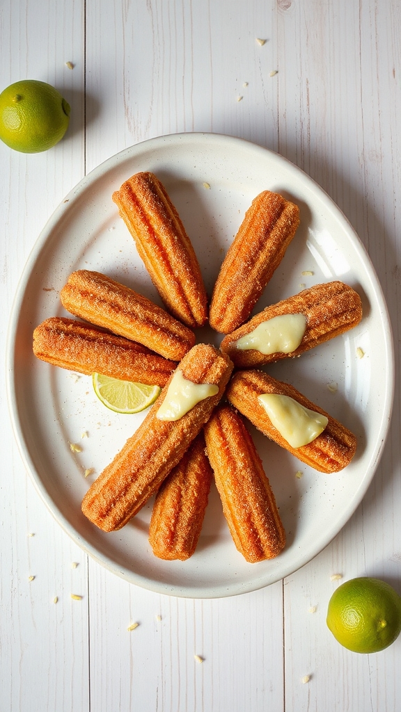 key lime pie churros