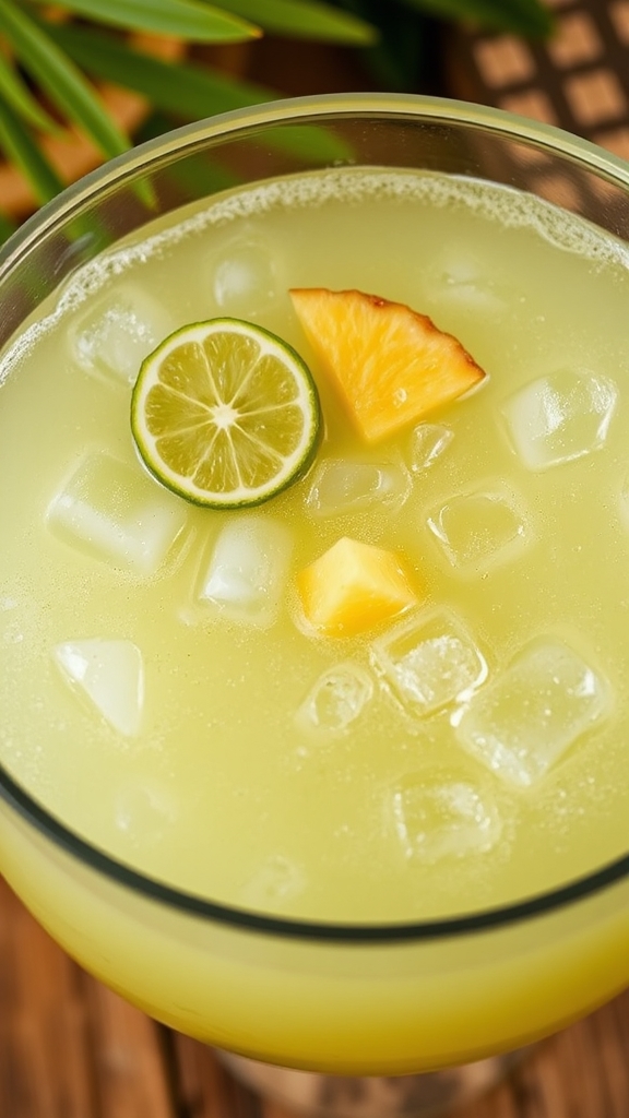key lime rum punch