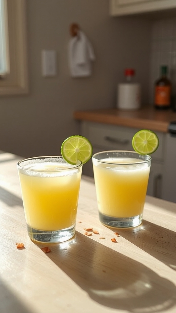 key lime tropical cocktails