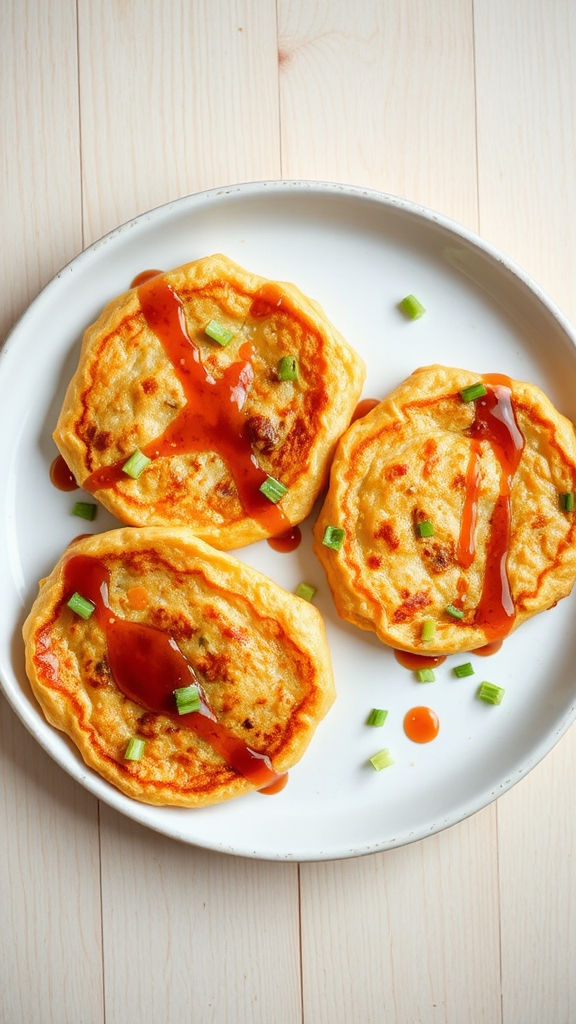 kimchi pancakes gochujang syrup