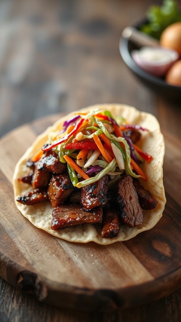 korean mexican cultural fusion tacos