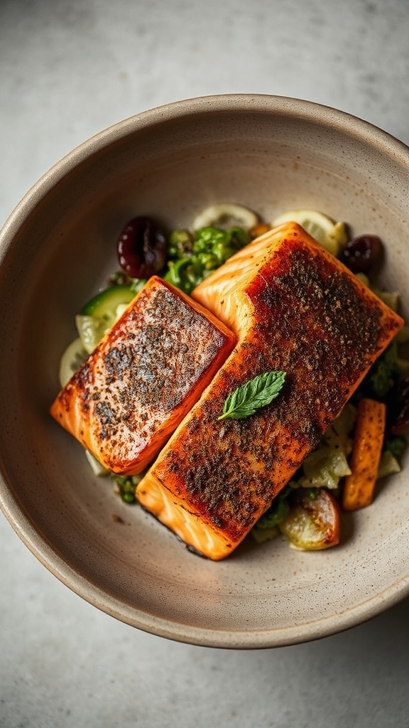 latin american salmon fusion