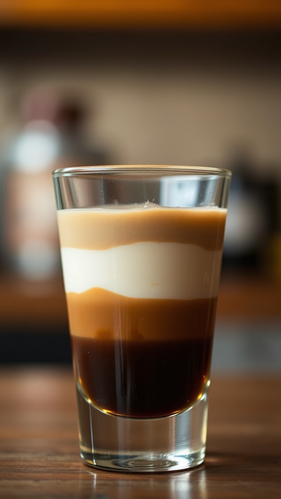 layered coffee irish whiskey