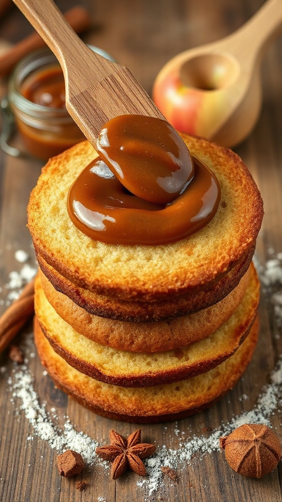 layered stack cake assembly