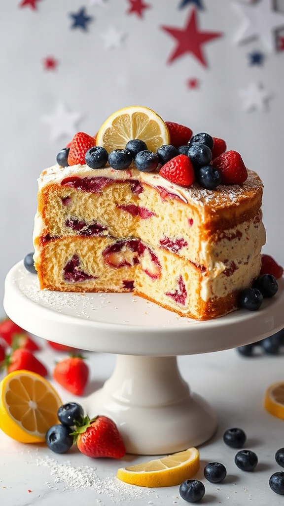 lemon berry firecracker patriotic