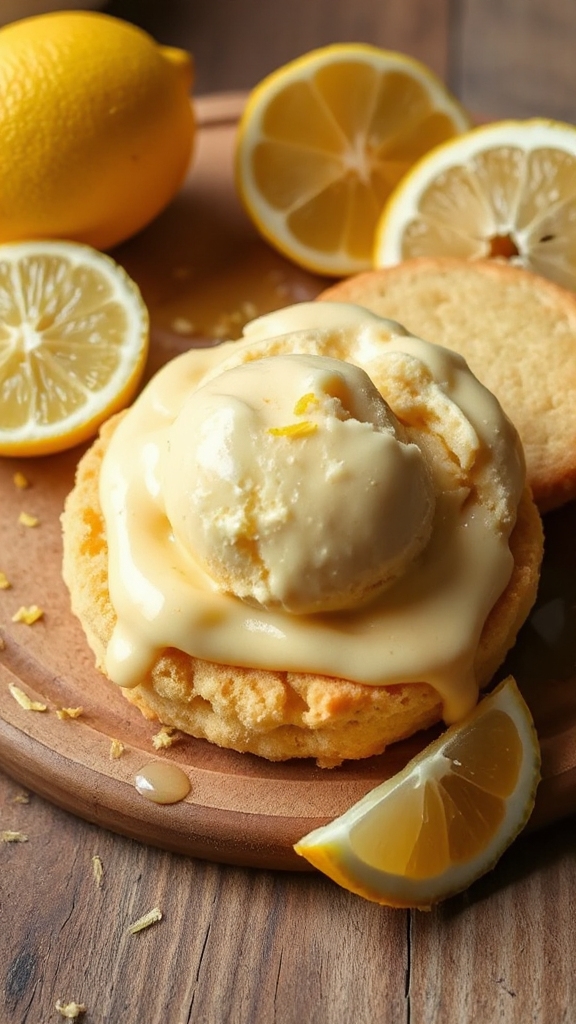 lemon ice cream sandwiches