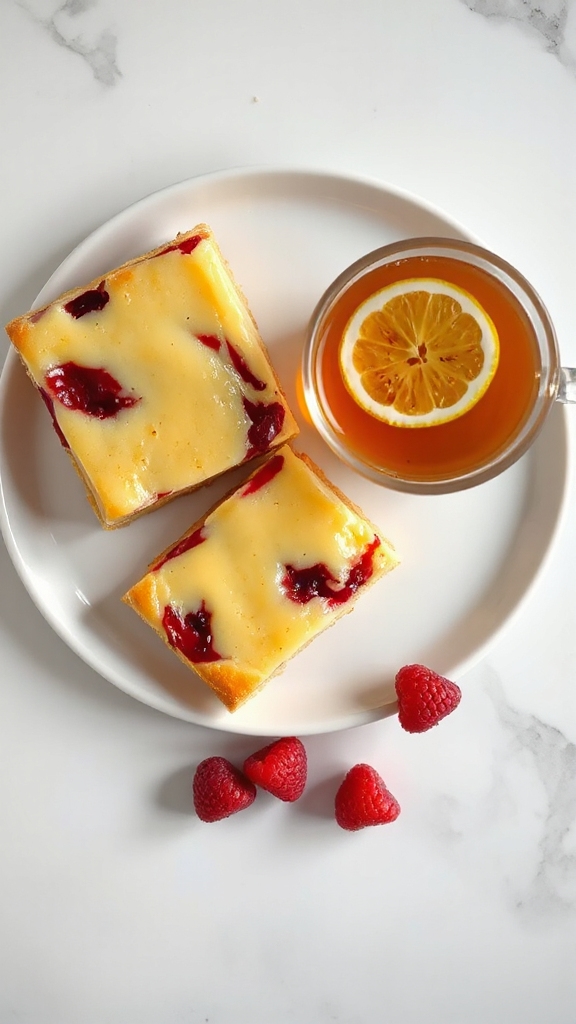 lemon raspberry tea harmony