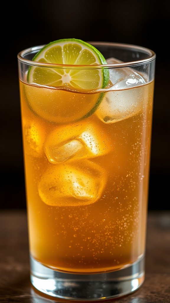 light rum ginger twist