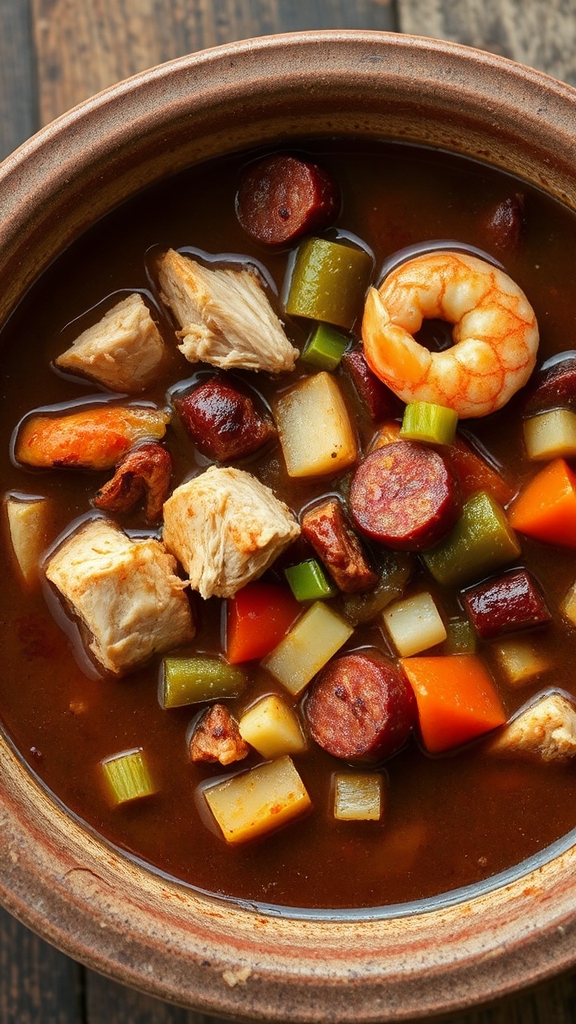 louisiana gumbo with ketchup