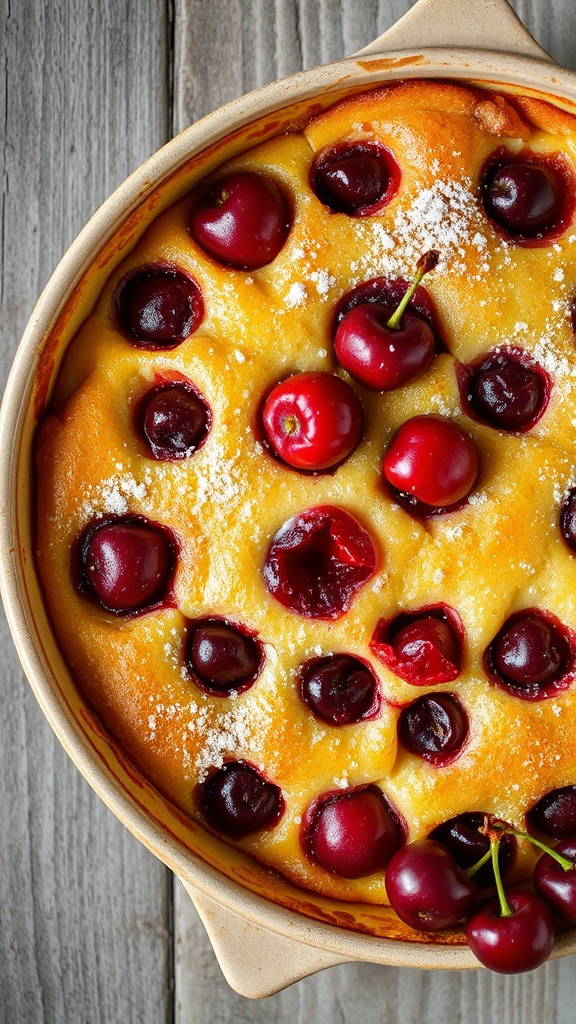 louisiana s french cherry clafoutis