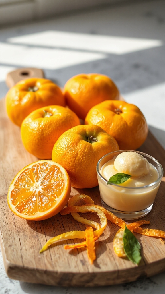 louisiana satsuma sherbet citrus