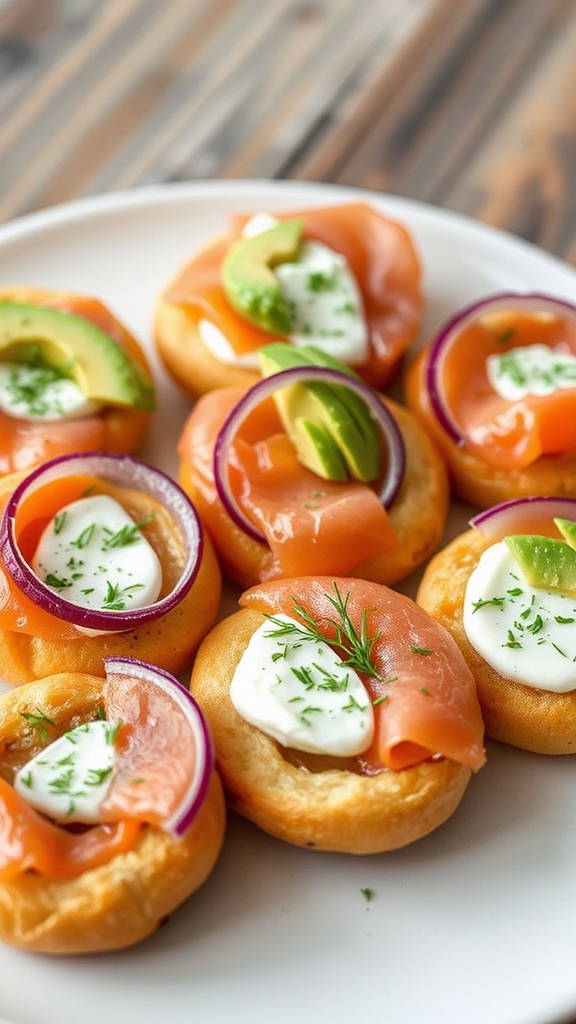 lox cream cheese bagels