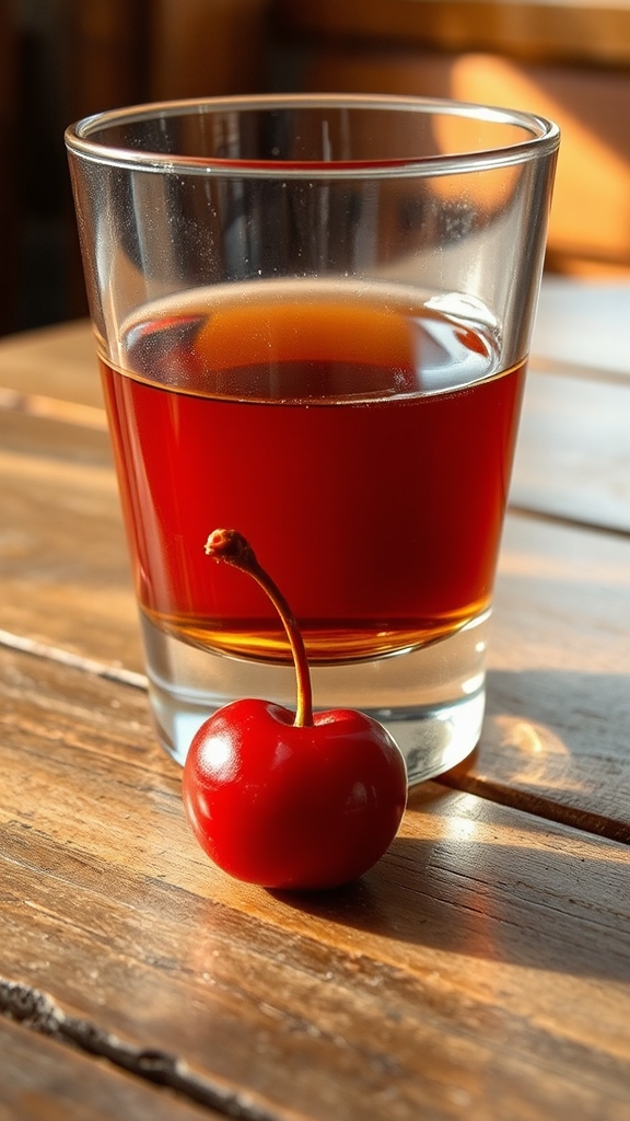 luscious syrupy cocktail garnish