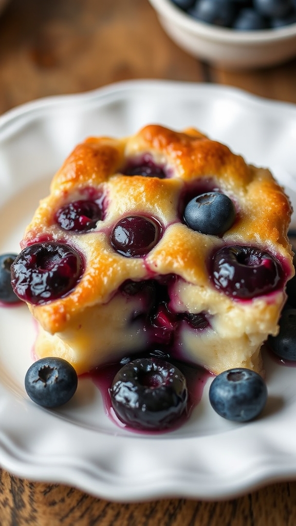 maine blueberry queen puddings