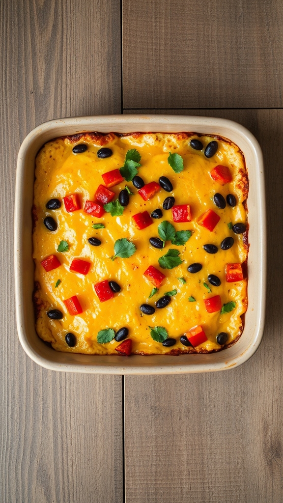 make ahead breakfast enchilada casserole