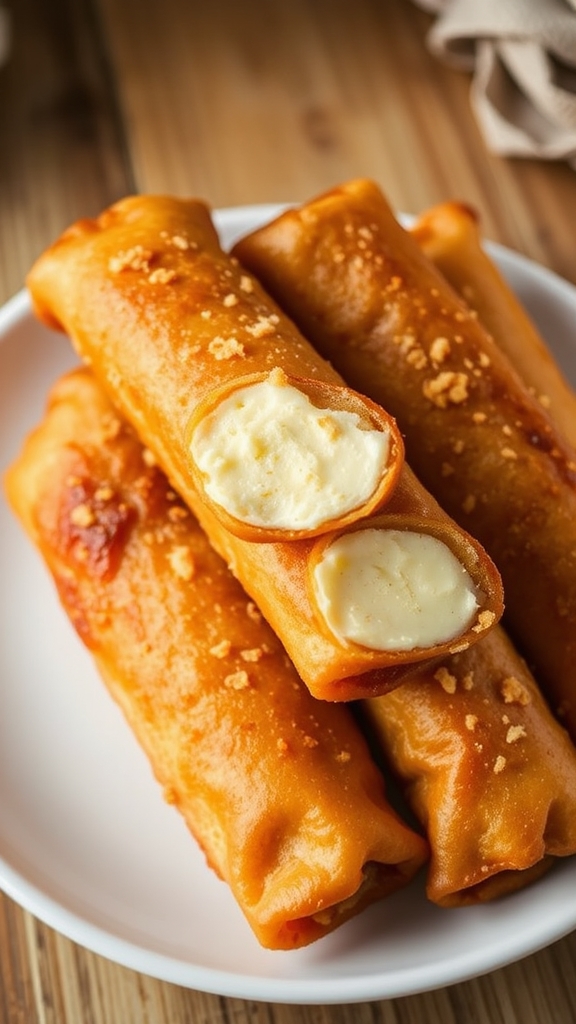 make cheesecake egg rolls