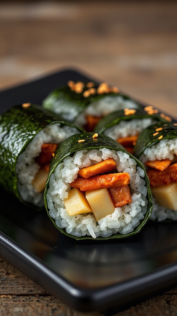 make spam sushi rolls
