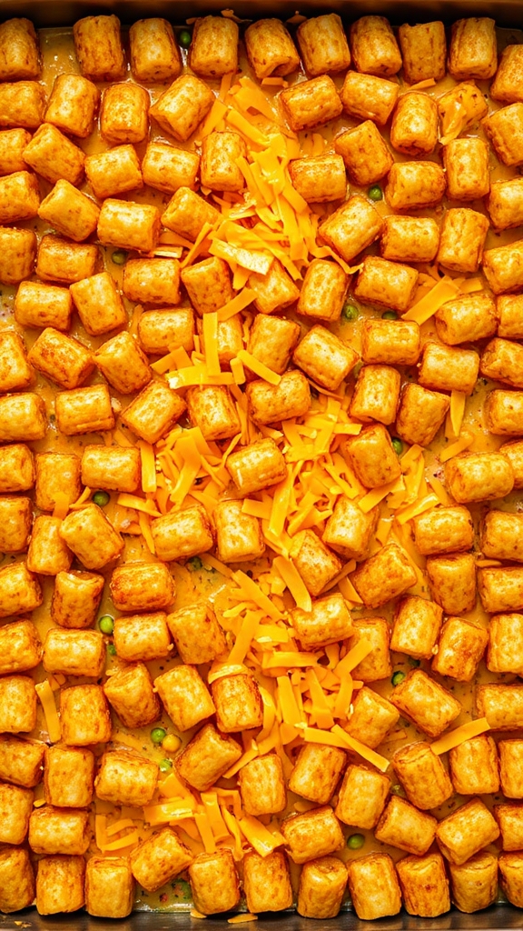 make tater tot hotdish