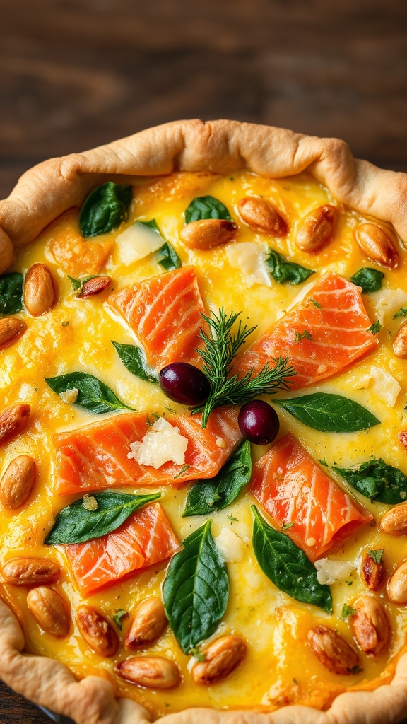 making alaska salmon quiche