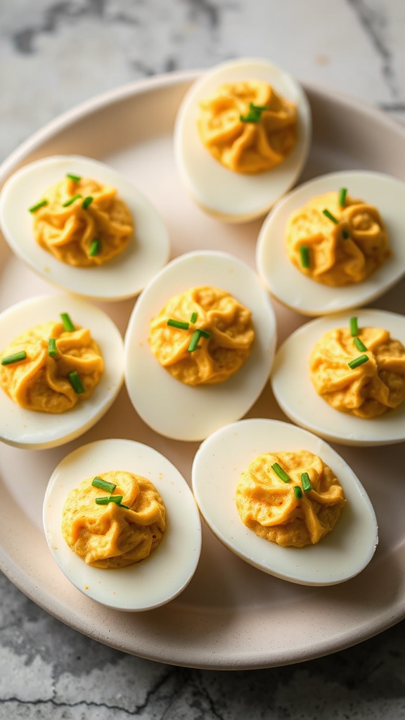 making smoked deviled eggs