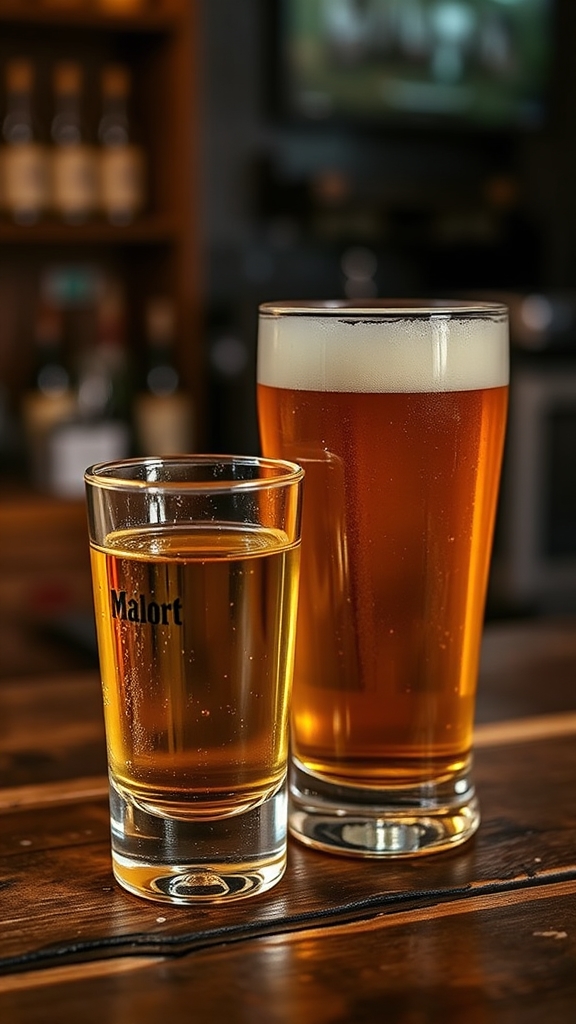 mal rt shot beer chase