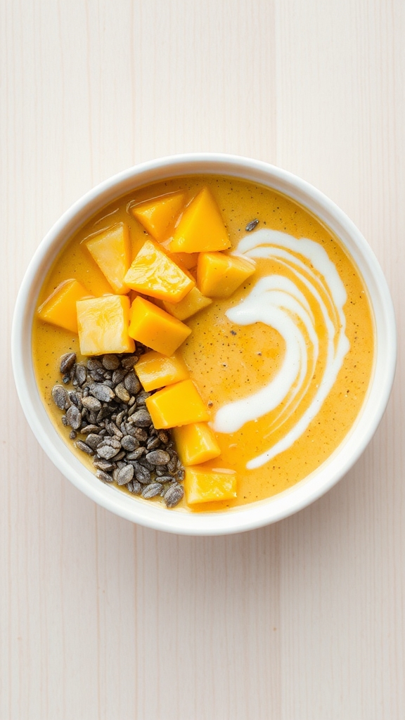 mango coconut smoothie bowl