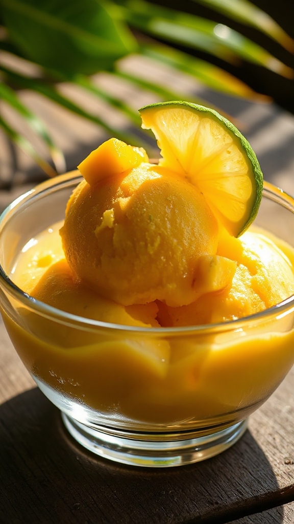 mango lime sorbet florida