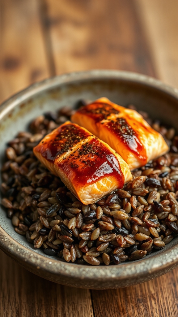 maple glazed salmon adventure