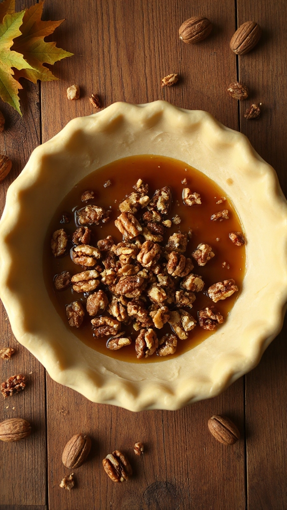 maple walnut pie steps
