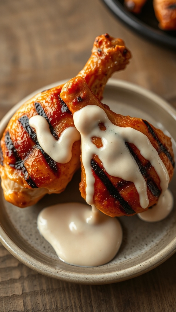 marinate butterflied chicken drumsticks