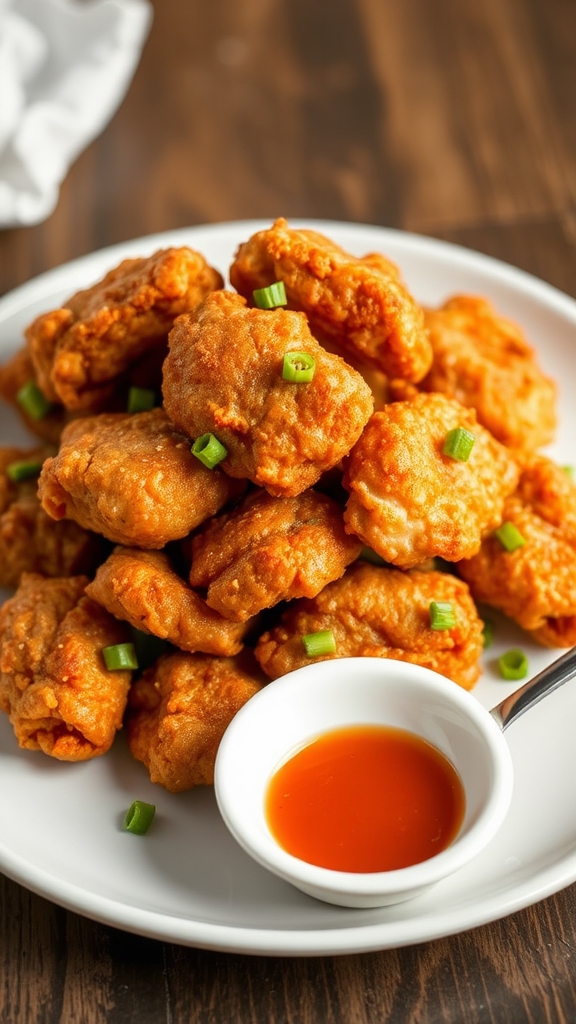 marinated crispy mochiko bites