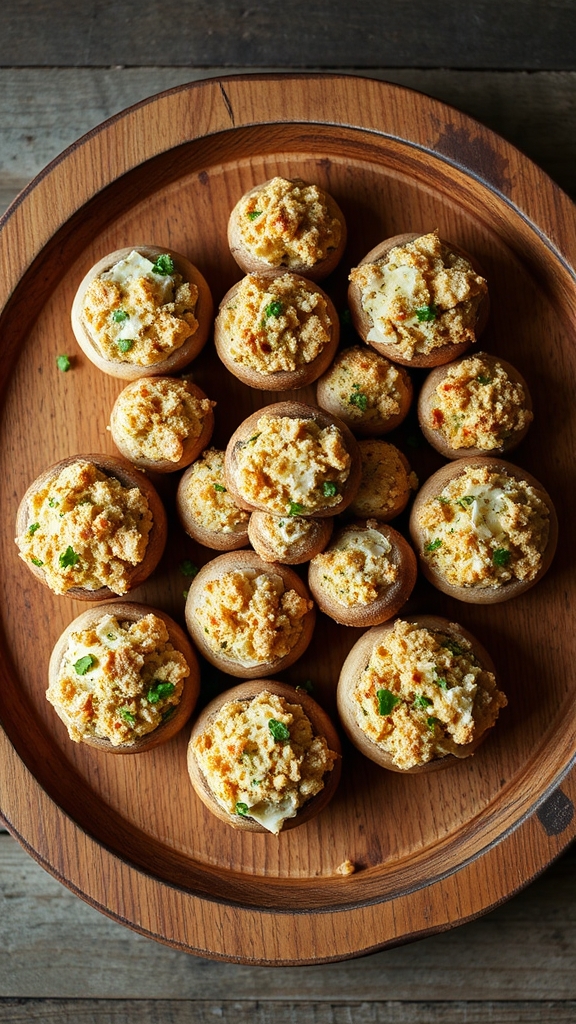 maryland crab stuffed mushrooms