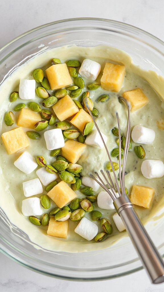 maryland pistachio pineapple marshmallow