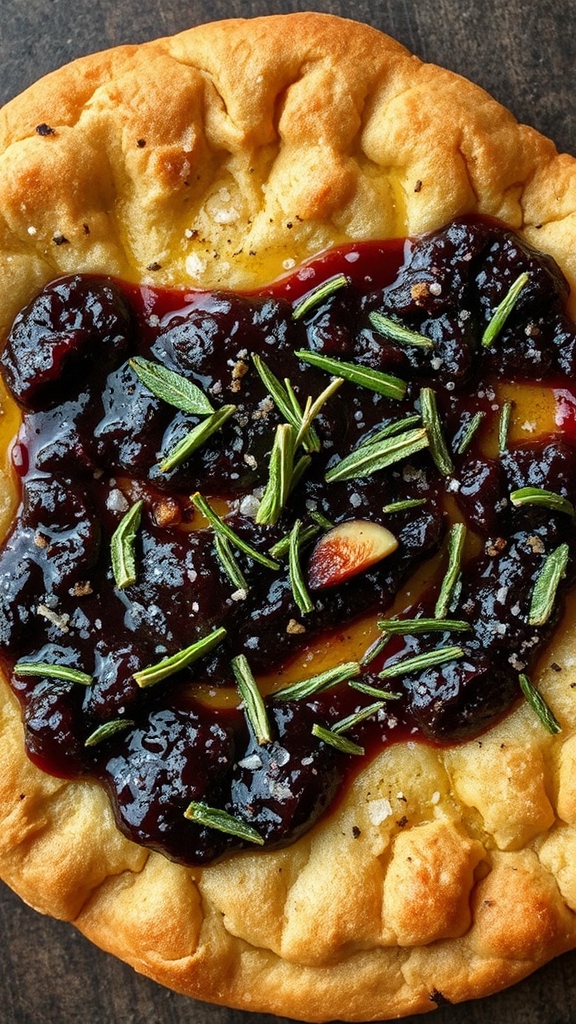 mediterranean herbs wine reduction