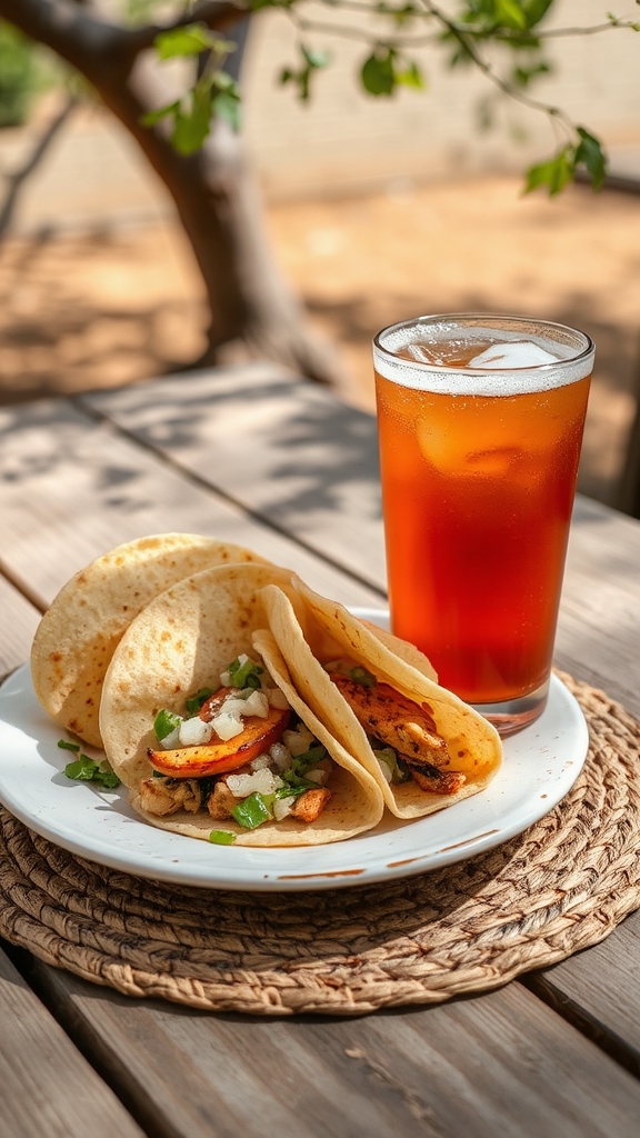 michelada enhances taco flavors