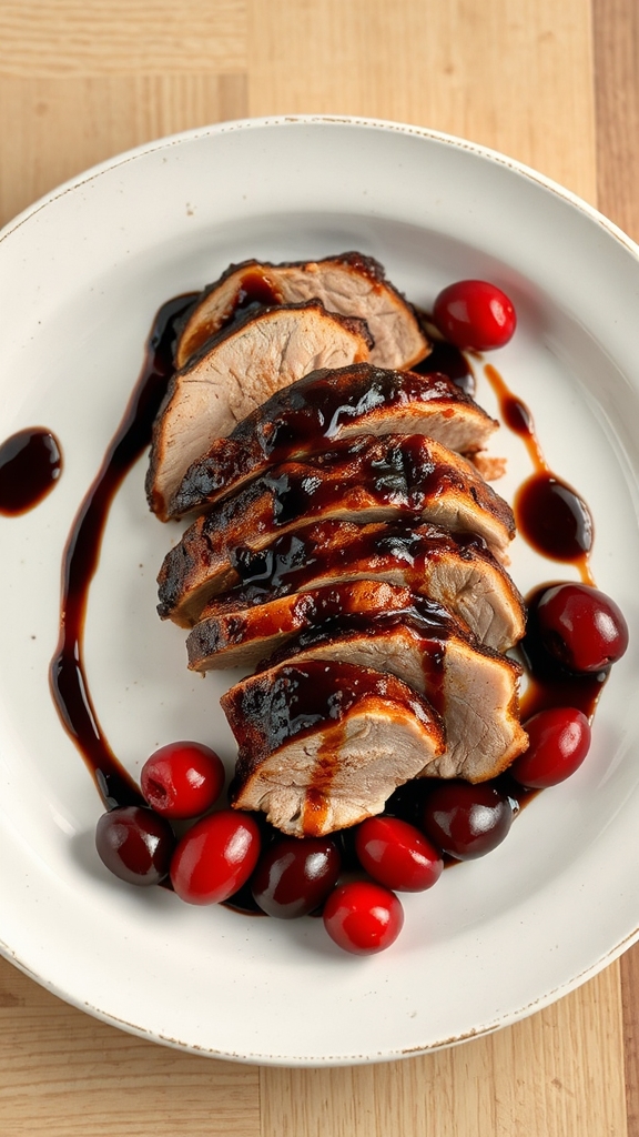michigan cherry balsamic duck